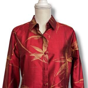 Sharon Endick Silk Pant Suit Top Medium/Pants 6